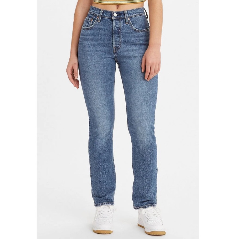 Levi's Women's 501 High Rise Straight Leg Jeans